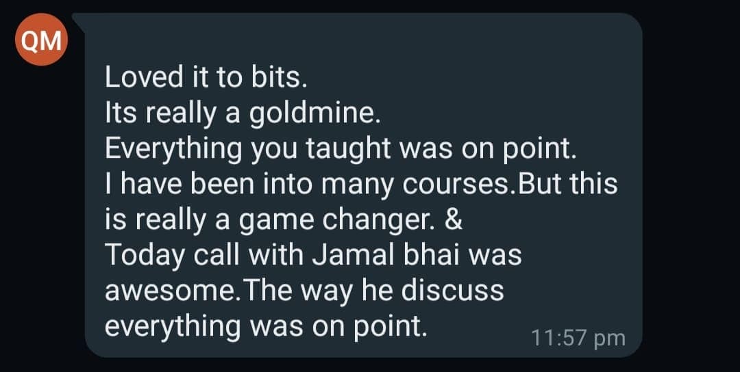"This bootcamp is a goldmine, period"